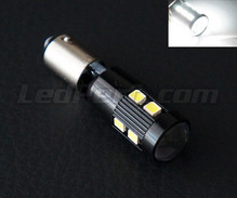 Lampa H21W Magnifier till 10 LED-chips SG Hög Effekt + förstoringsglas vita Sockel BAY9S