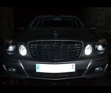 Paket LED-lampor till parkeringsljus (xenon vit) för Mercedes E-Klass (W211)