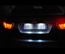 Paket LED-lampor (ren vit) skyltbelysning bak för BMW X6 (E71 E72)