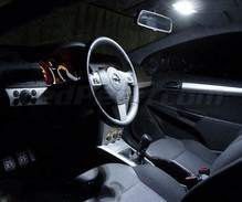 Full LED-lyxpaket interiör (ren vit) för Opel Astra H TwinTop