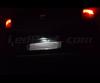 Paket LED-lampor för skyltbelysning (xenon vit) för Dacia Sandero 2
